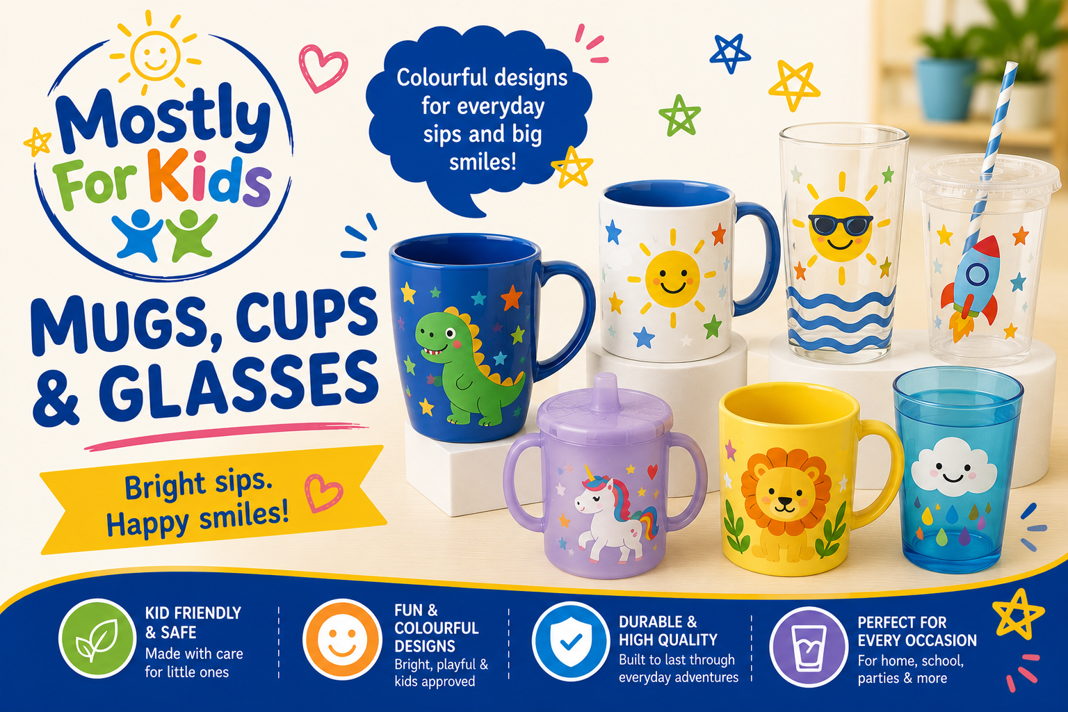 Mugs, Cups & Glasses