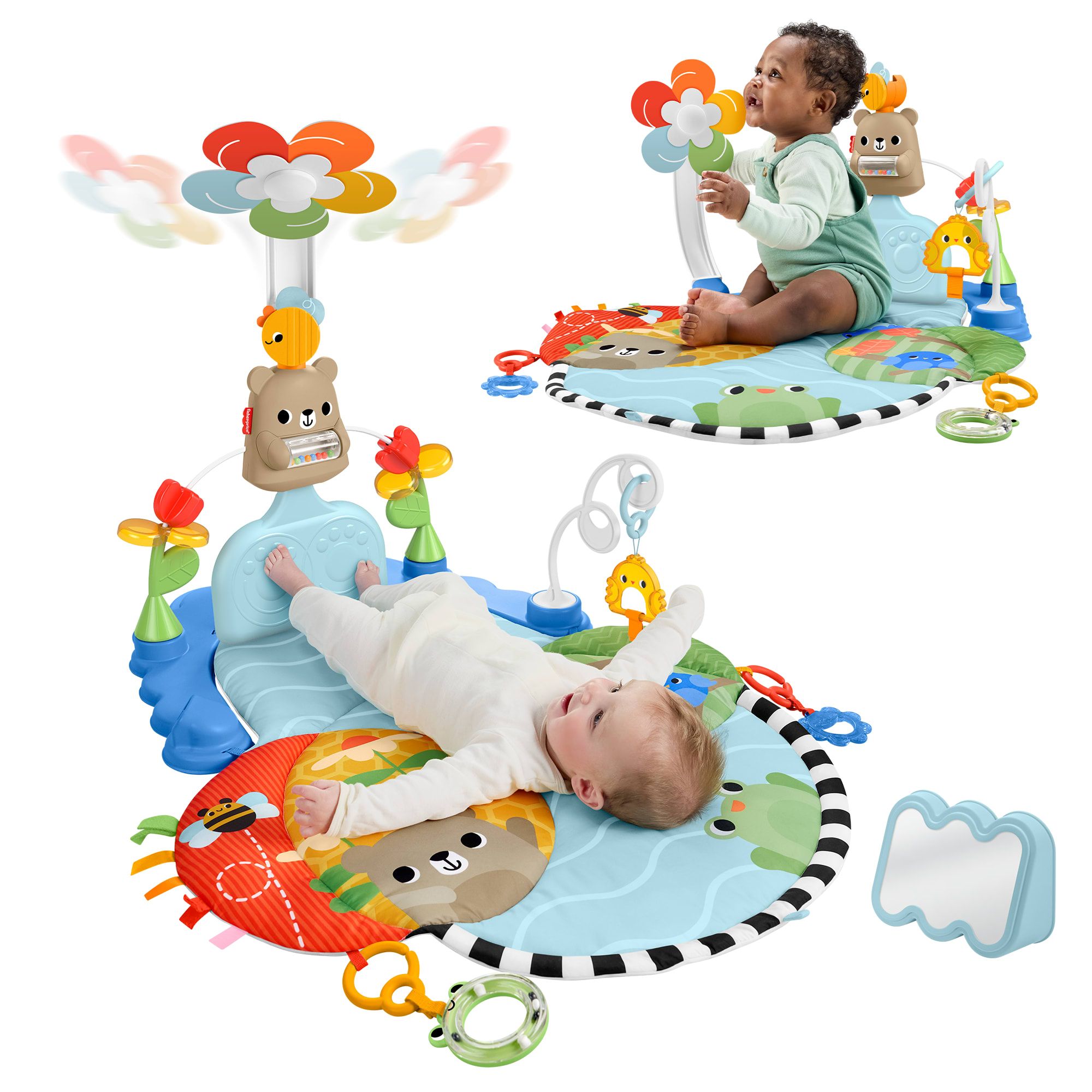 Fisher-Price Baby Play Mat 3-in-1 Kick & Sway Gym