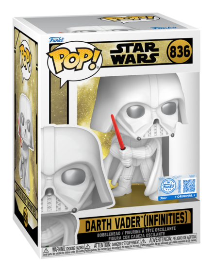 Star Wars Darth Vader (White) Pop! Vinyl Figure-0