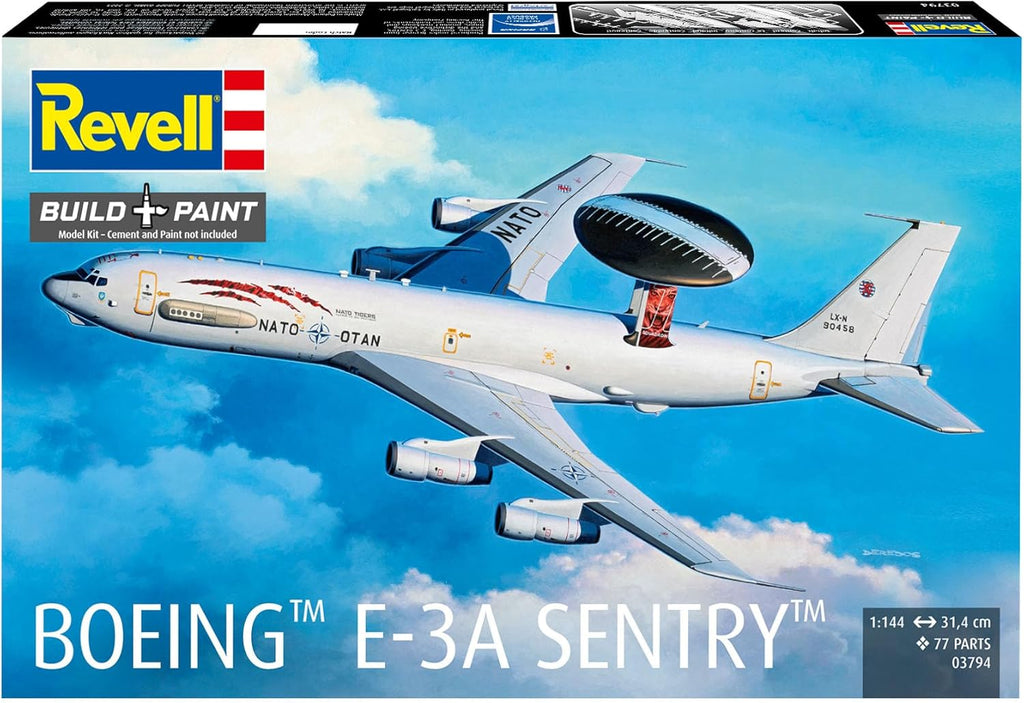 REVELL Boeing E 3A Sentry 1:144 Model Set-1