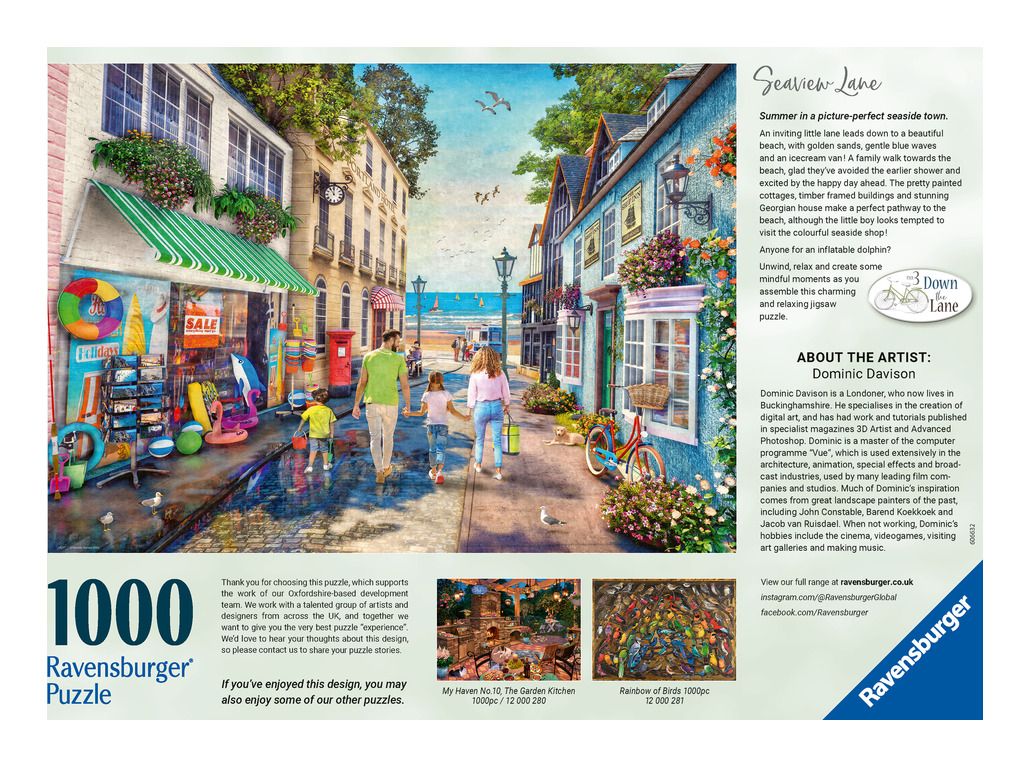 Down The Lane No.3 Seaview Lane 1000pcs-3