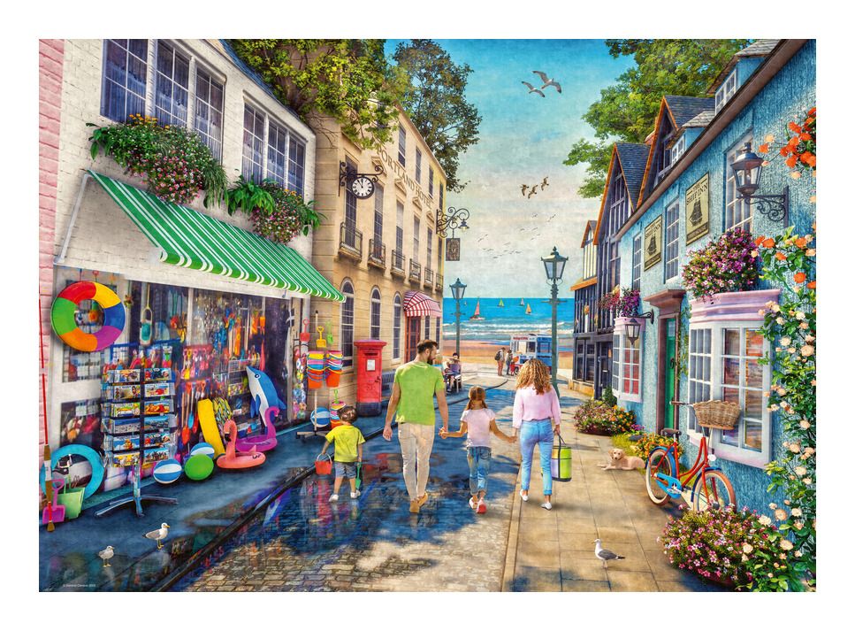 Down The Lane No.3 Seaview Lane 1000pcs-2