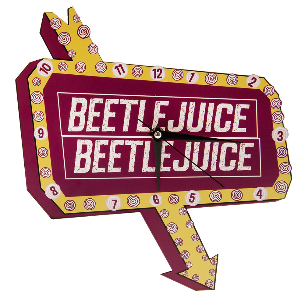 Beetlejuice Premium Metal Wall Clock-0