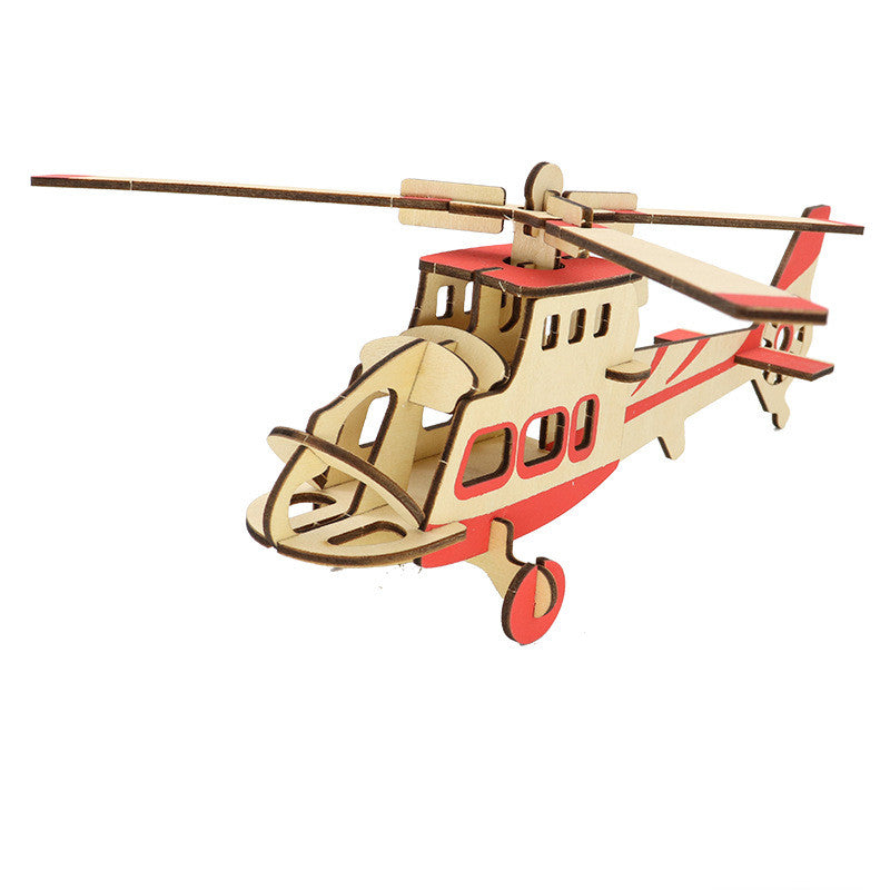 Wooden 3D Puzzle Toys for Kids' Education