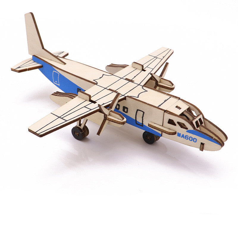 Wooden 3D Puzzle Toys for Kids' Education