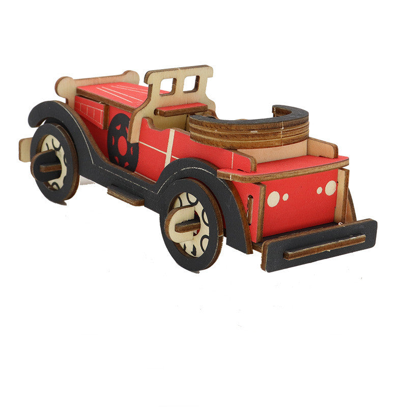 Wooden 3D Puzzle Toys for Kids' Education