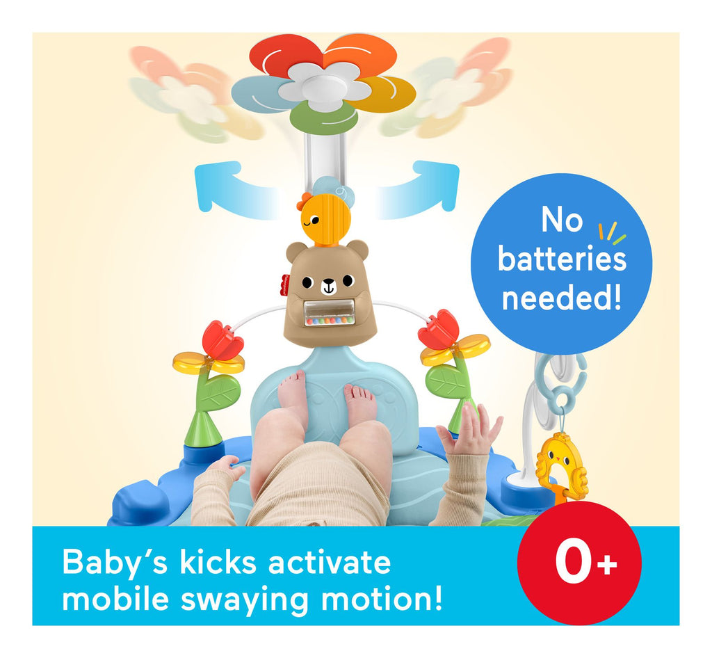 Fisher-Price Baby Play Mat 3-in-1 Kick & Sway Gym