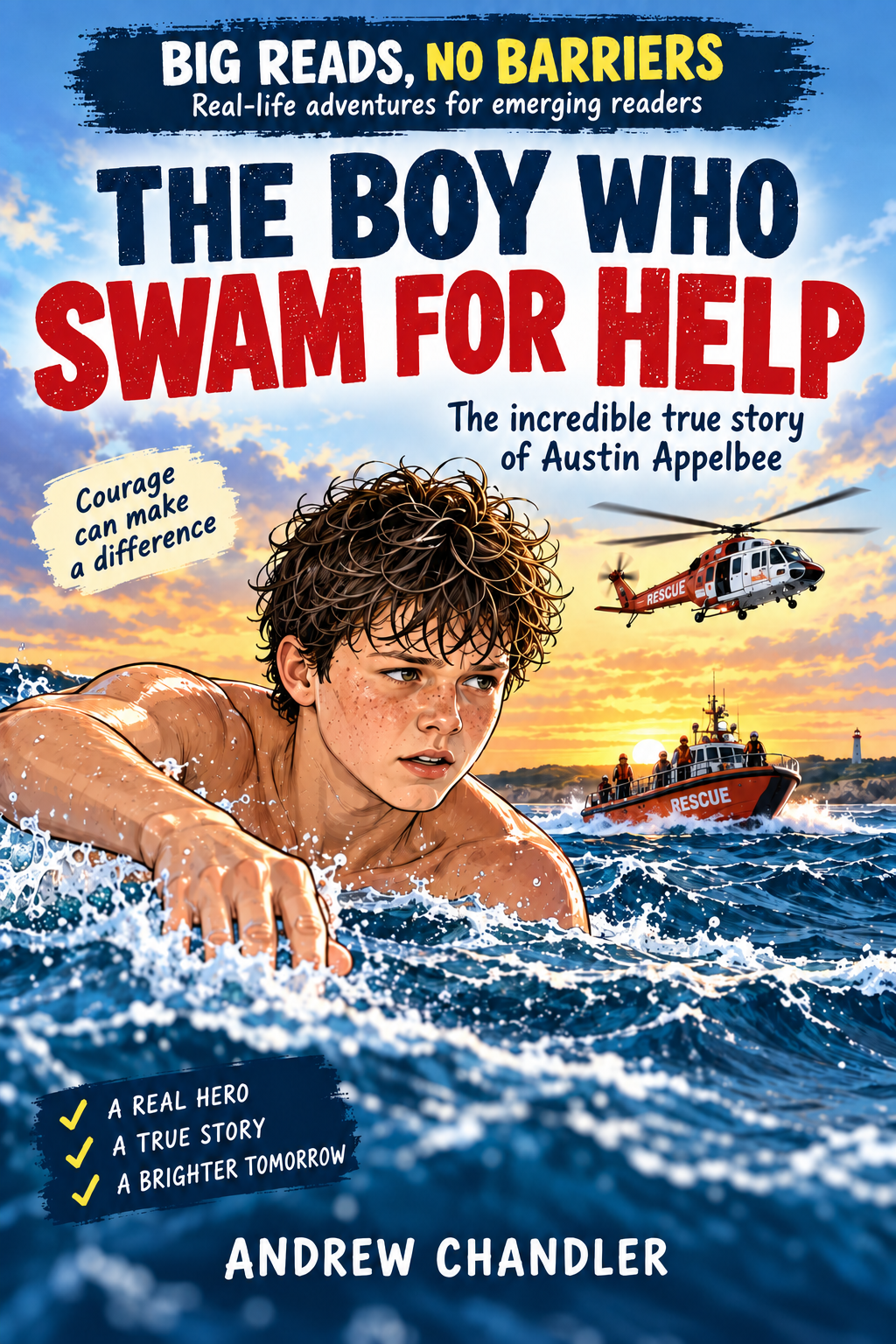 The Boy Who Swam For Help: The incredible true story of 13 year old Austin Appelbee