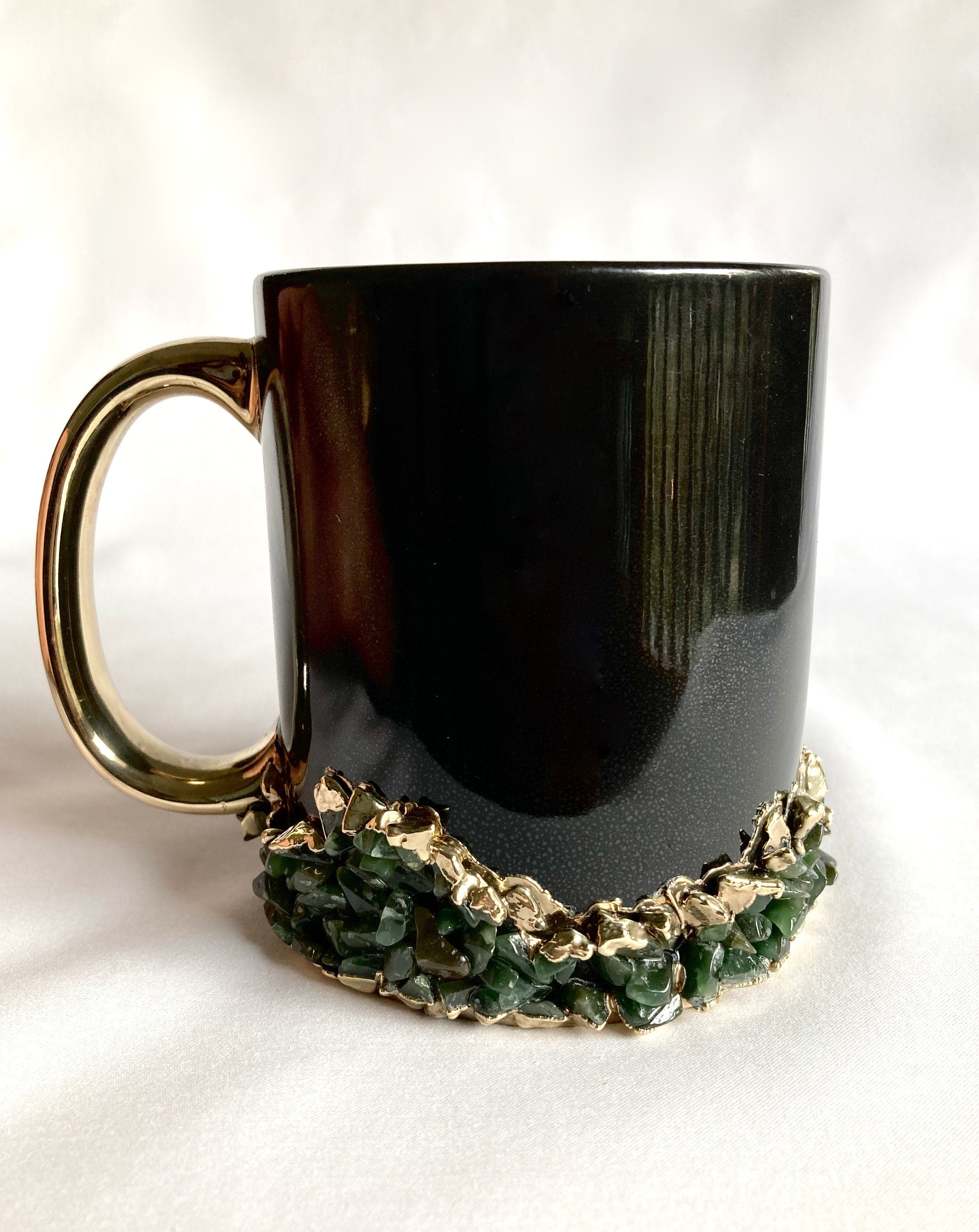 Sediments - Set of 2 Black Ceramic Mugs