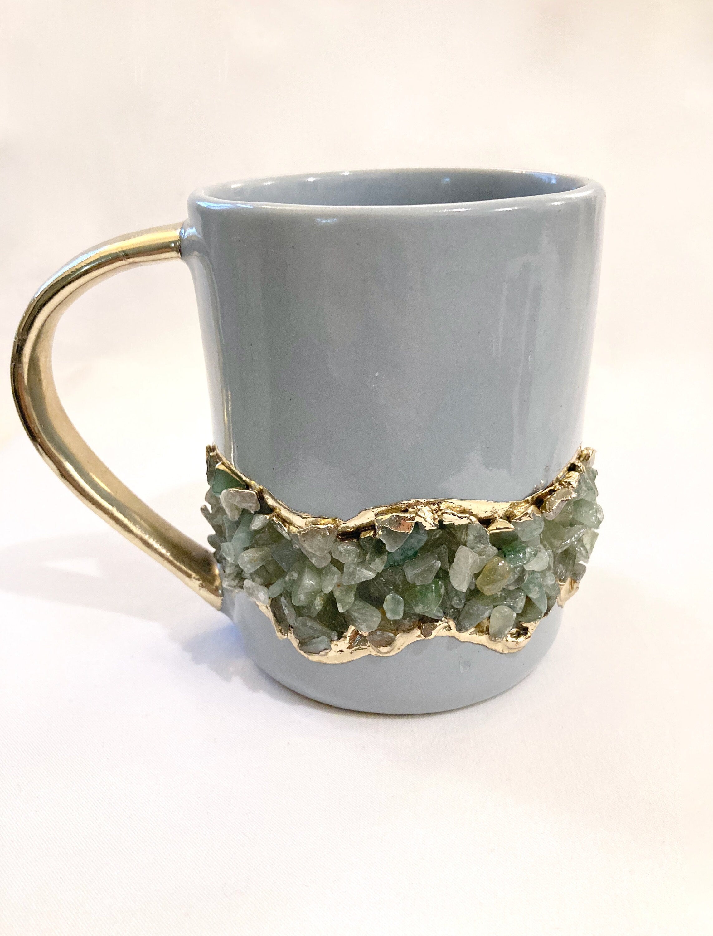 Flow - Set of 2 Grey Ceramic Mugs