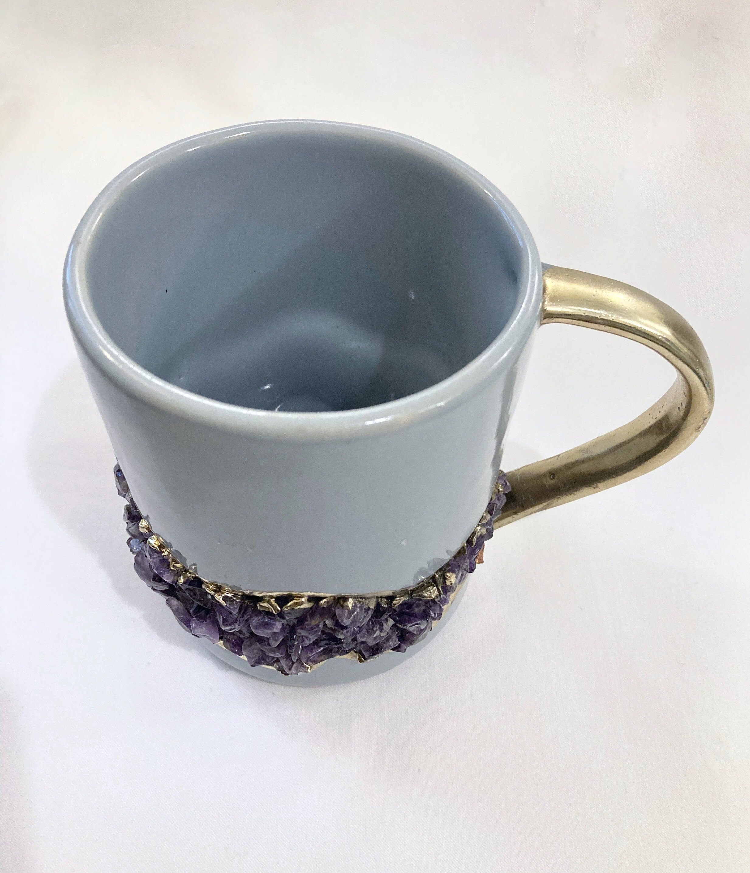 Flow - Set of 2 Grey Ceramic Mugs